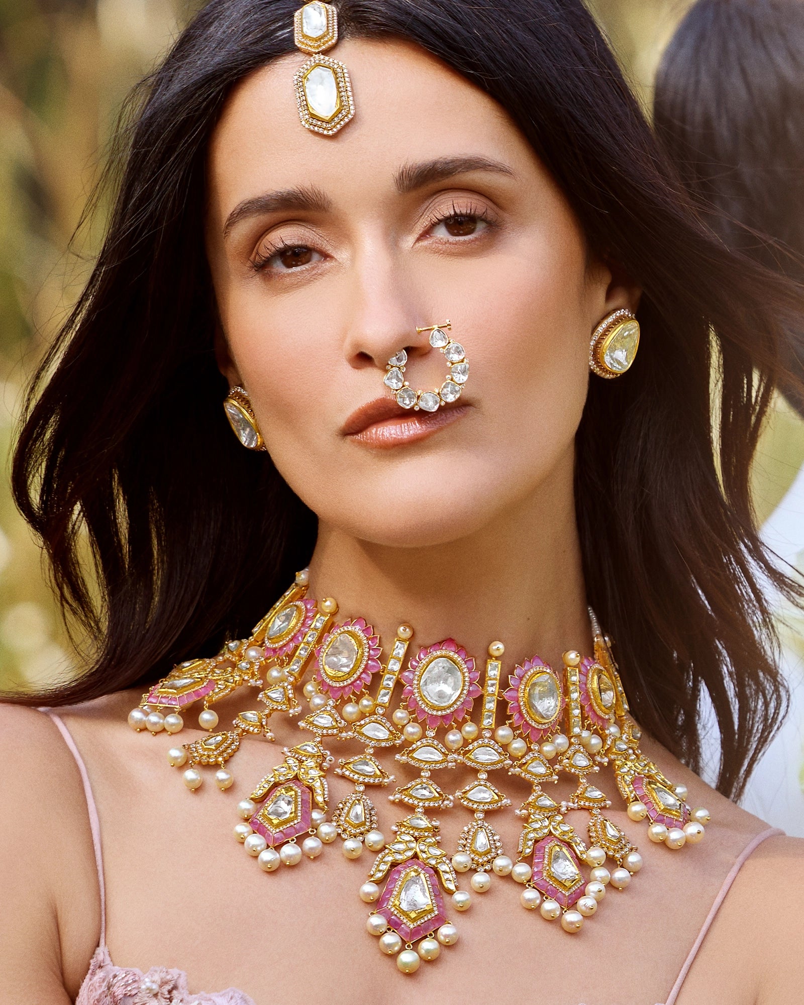 Jaipur Rose Polki Choker – AMARIS