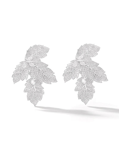 Frondé Leaf Studs | AMARIS JEWELS | Fine Jewelry