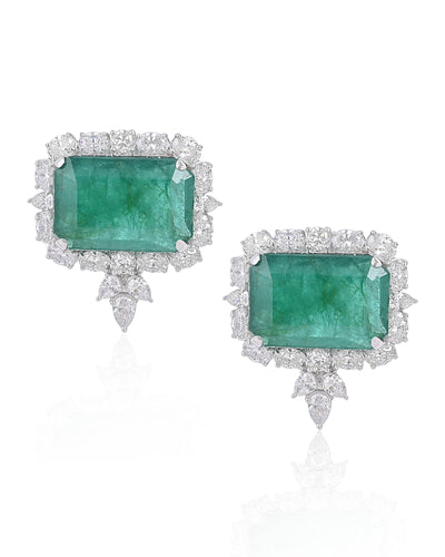 Hepburn Halo Studs | AMARIS JEWELS | Fine Jewelry