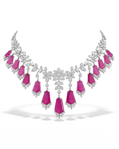 Scarlet Rouge Necklace | AMARIS JEWELS | Fine Jewelry