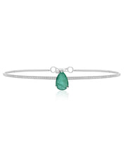 Emerald Drop Choker
