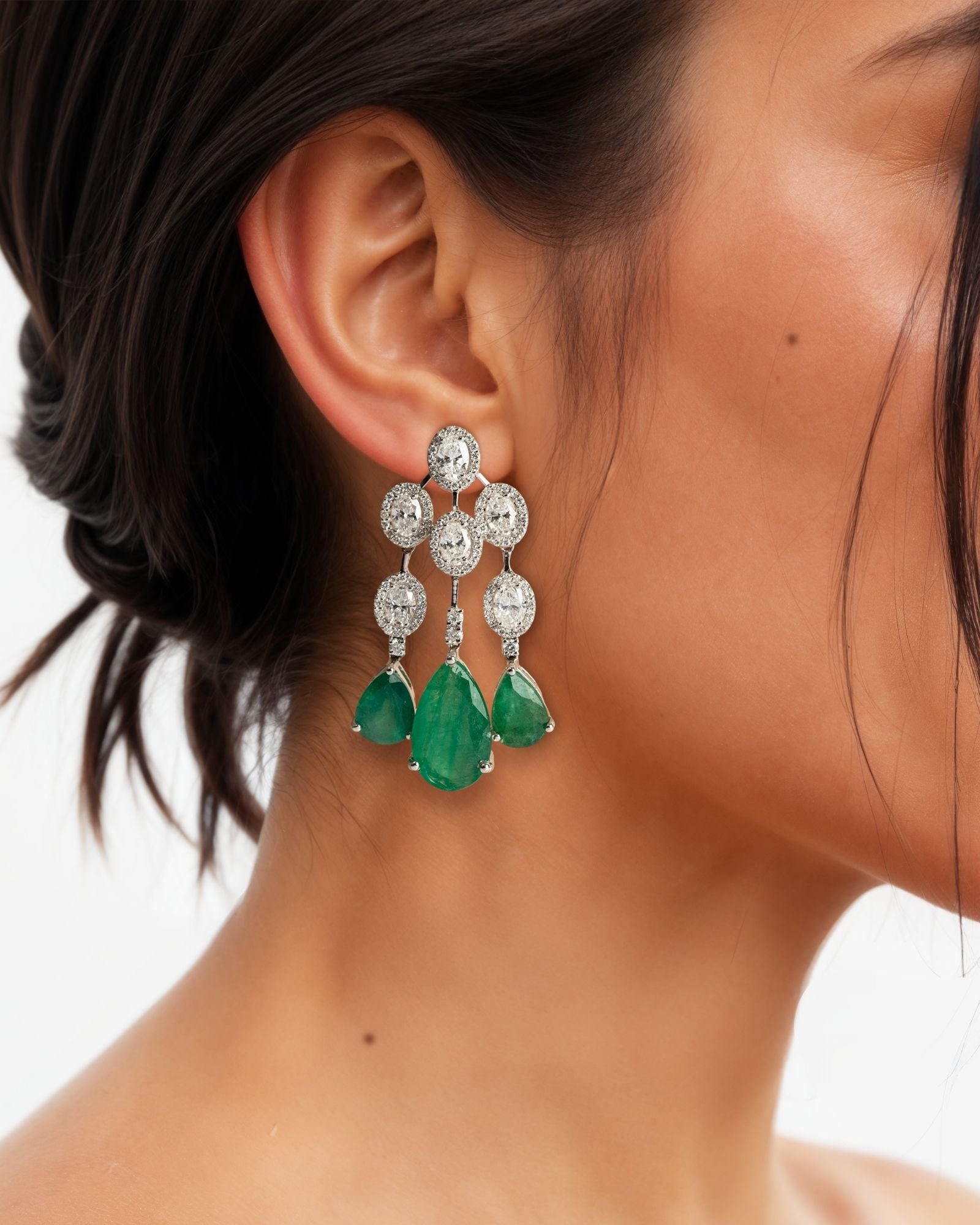 Emerald Waterfall 2.0 Earrings