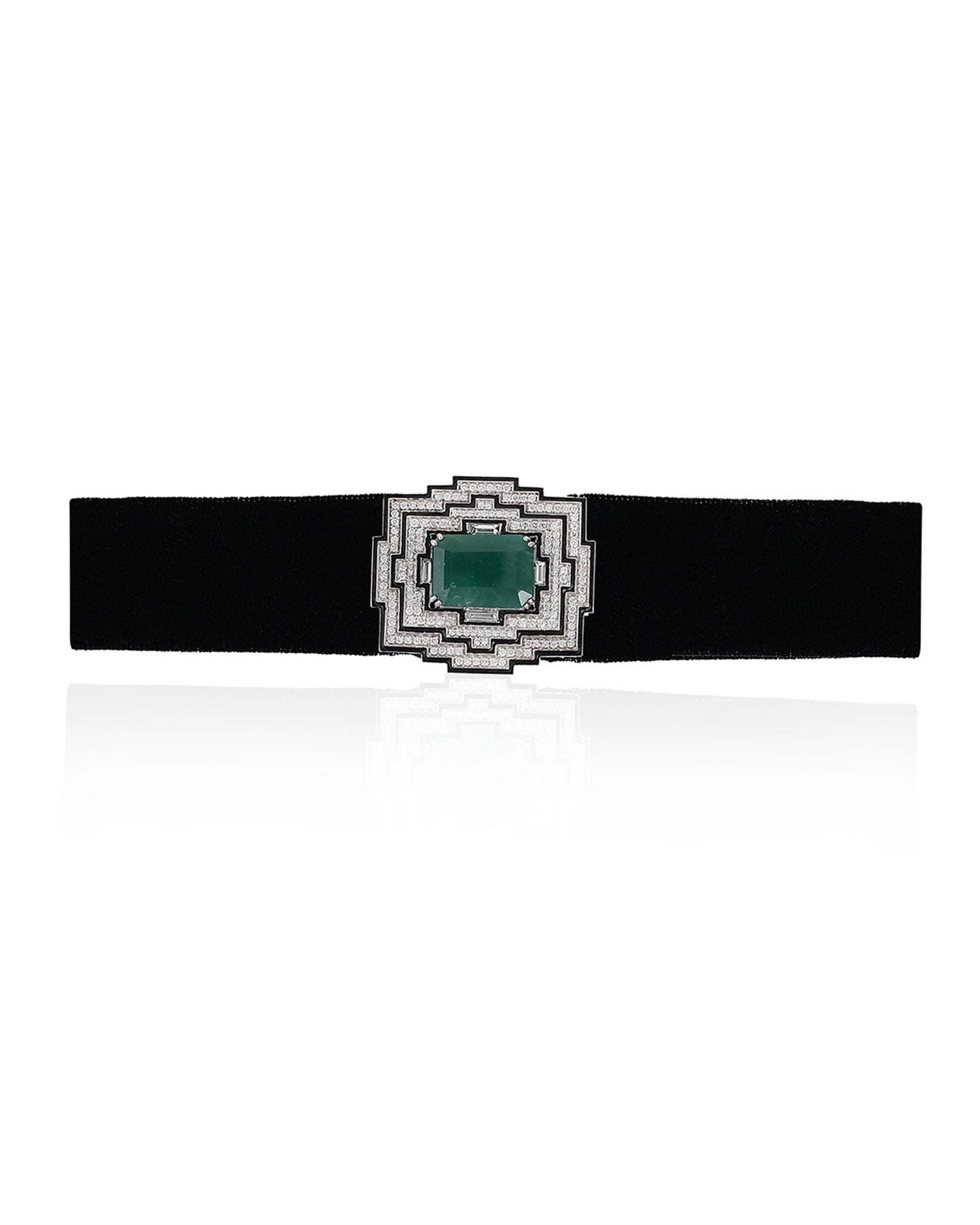Emerald Plush Choker