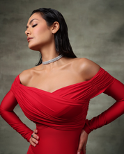 Ice Chevron Necklace cum Bracelet