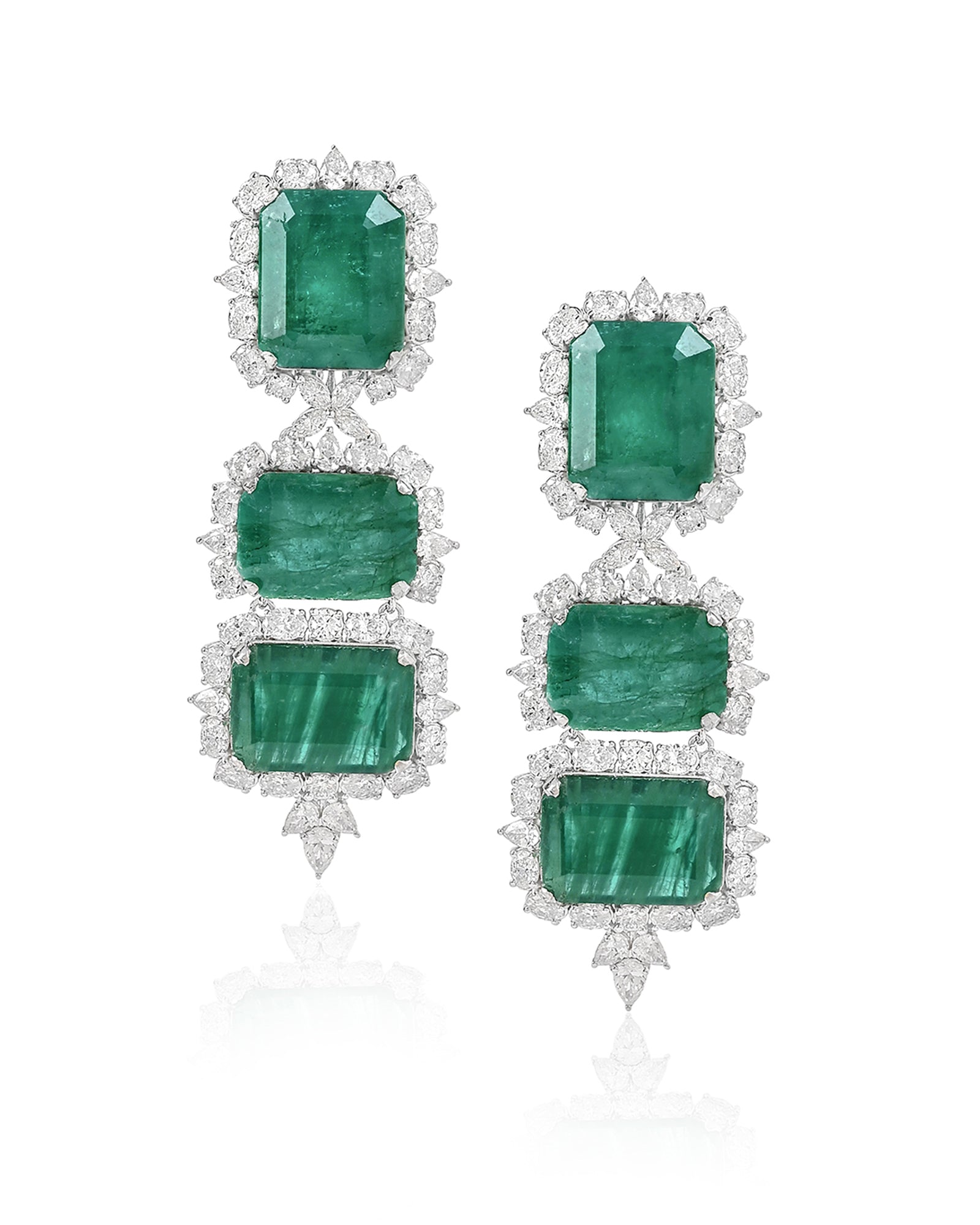 Emerald Estate Earrings
