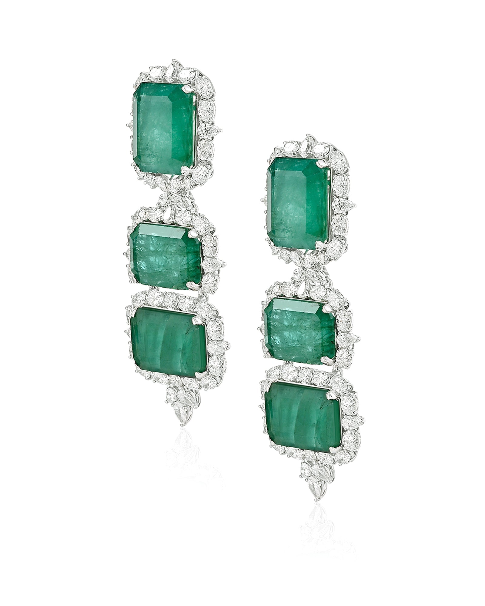 Emerald Estate Earrings