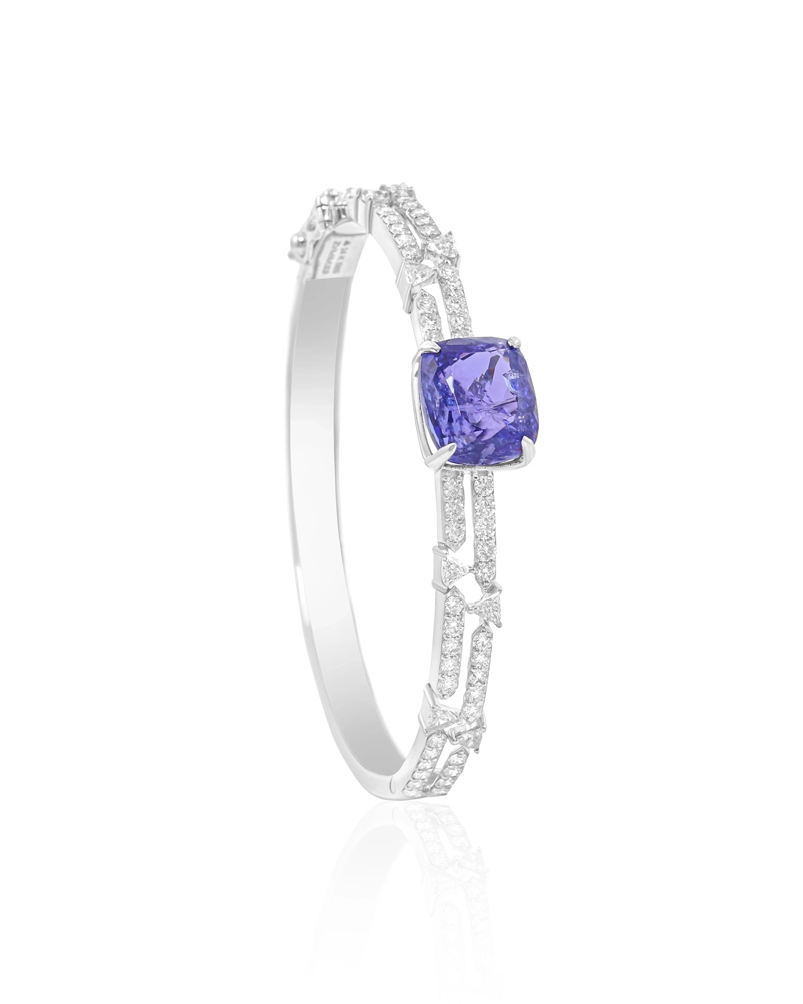 Tanzanite Twin Line Bracelet