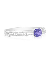 Tanzanite Twin Line Bracelet