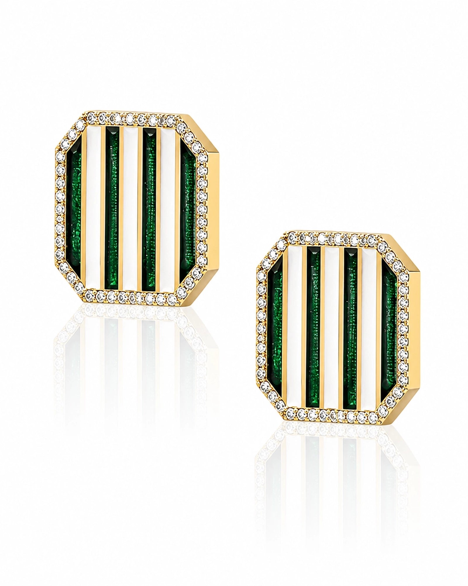 Adventure Awaits Earrings (Green) | AMARIS JEWELS | Fine Jewelry 