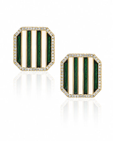 Adventure Awaits Earrings (Green)