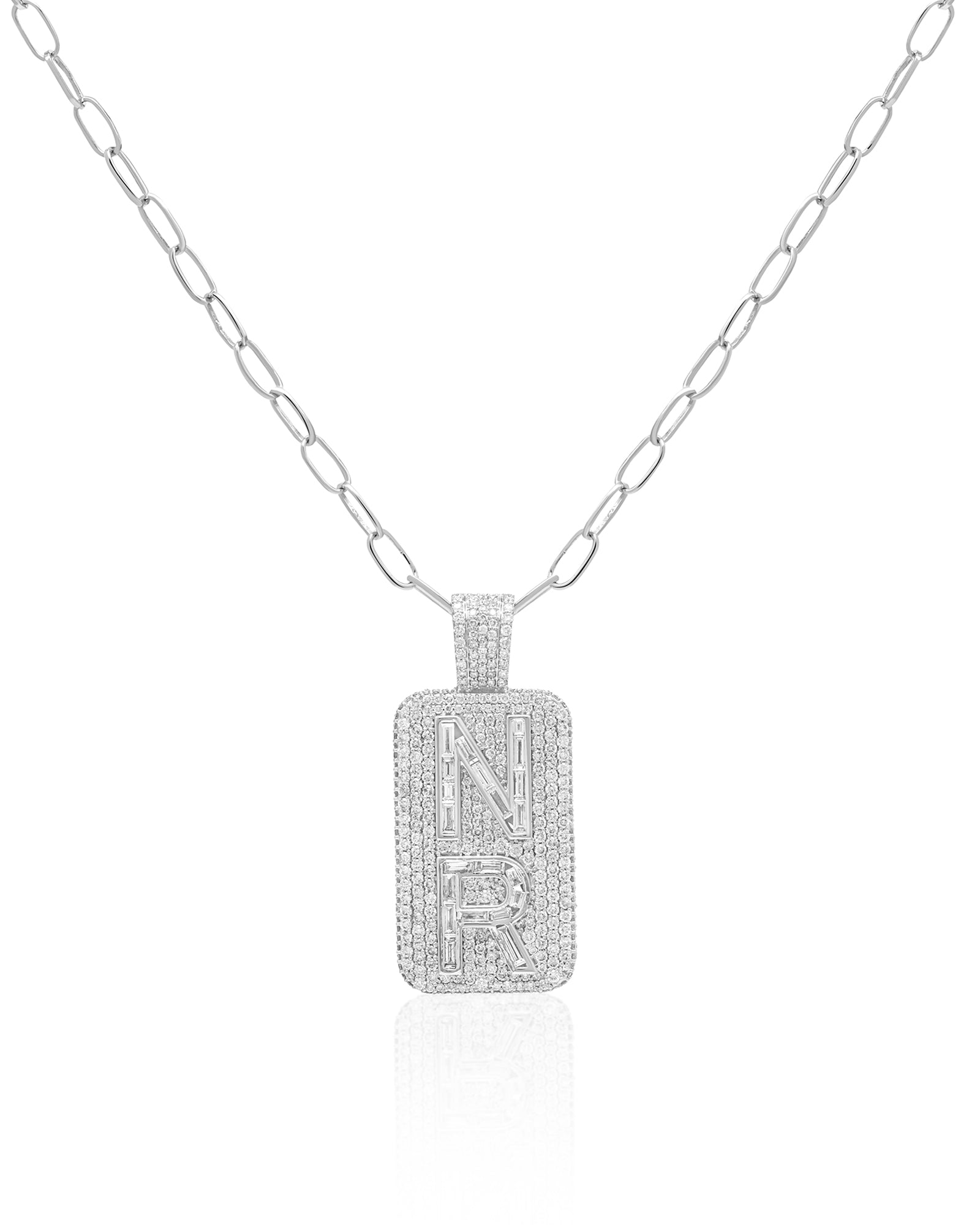 Stamped Tag Pendant