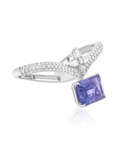 Tanzanite Drop Ring