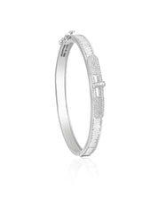 Gridlock Bracelet- White Gold