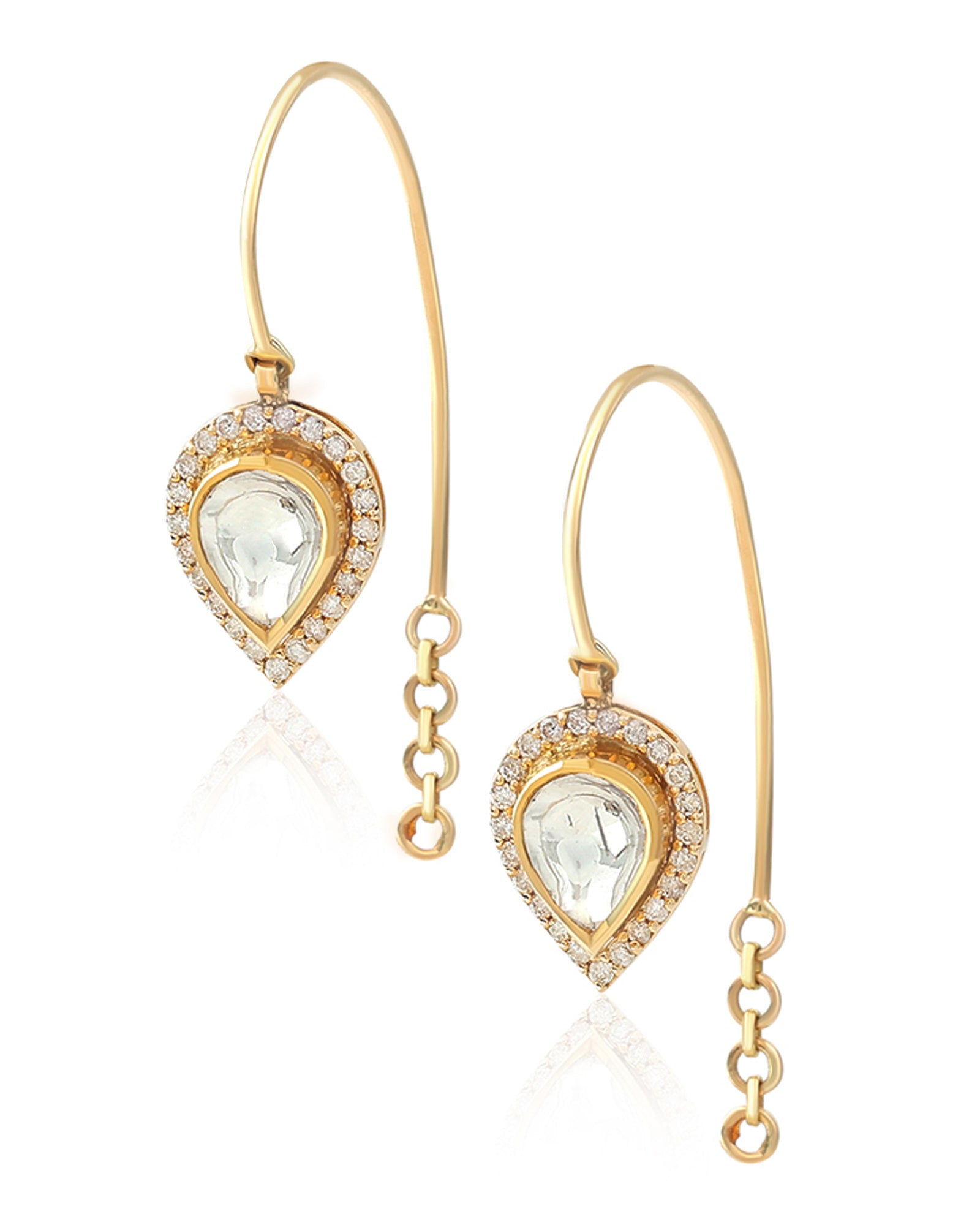 Polki Connecter Earrings