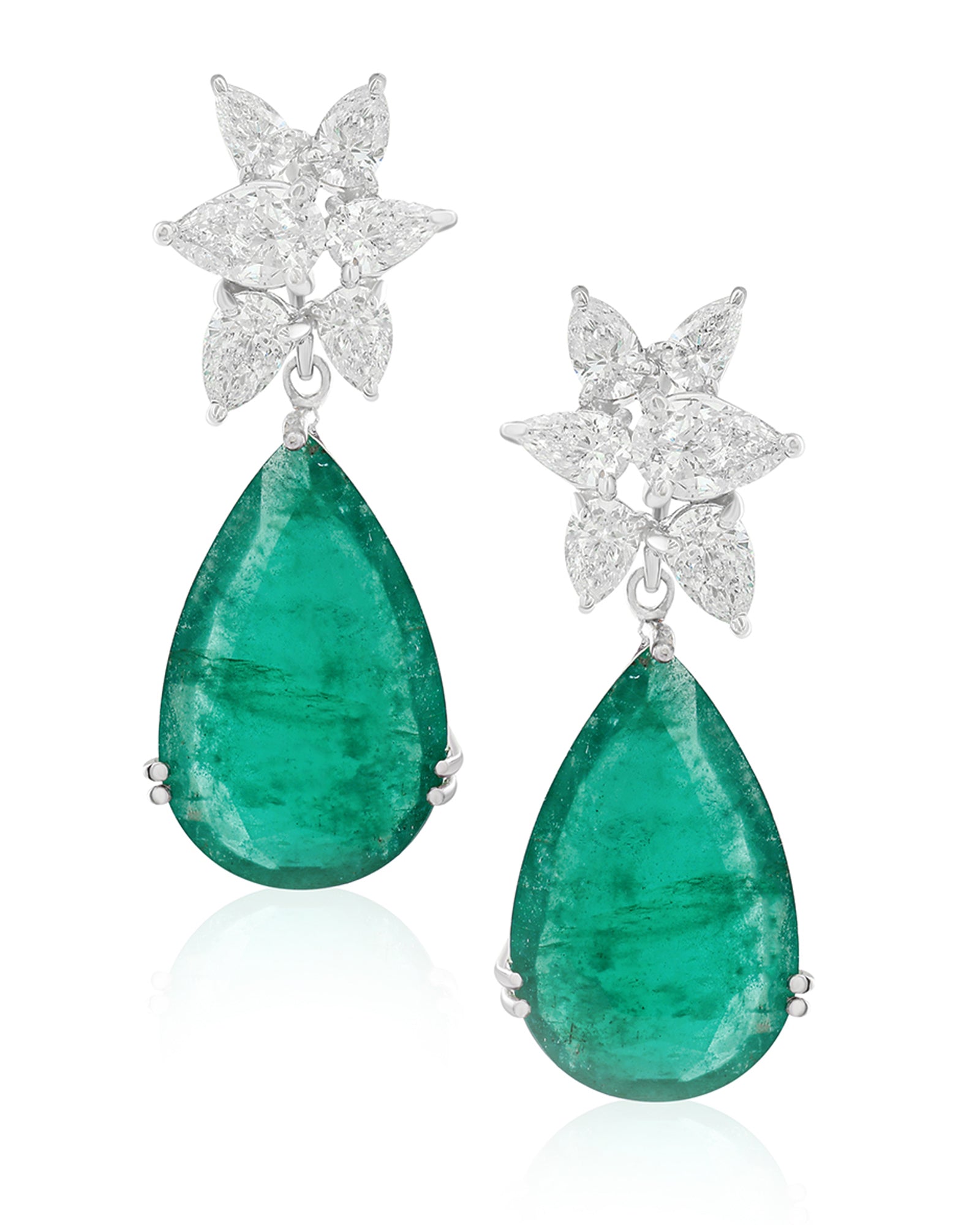 Emerald Drop Earrings