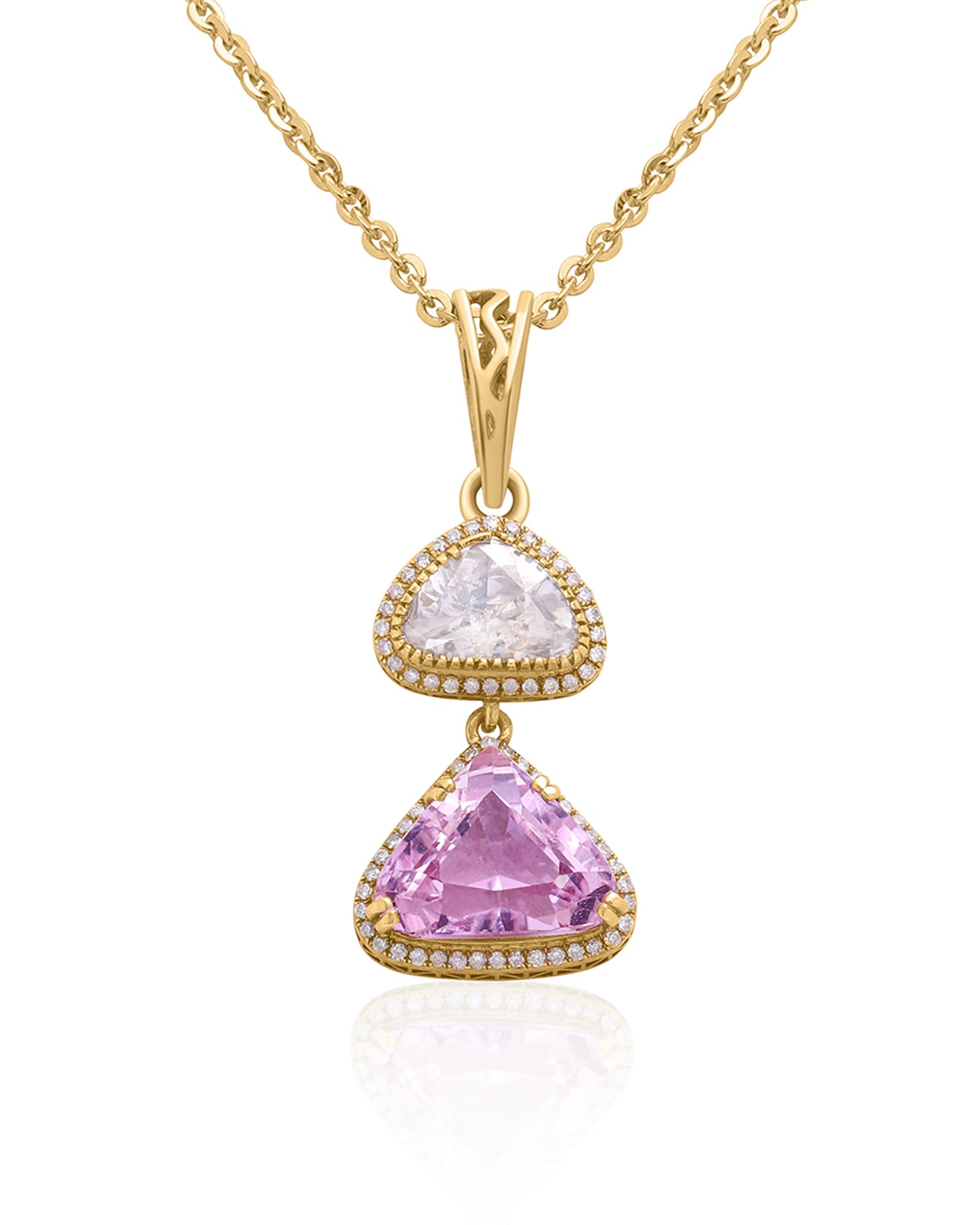 Lilac Duo Core Pendant