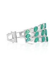 Emerald Raindrop Cuff