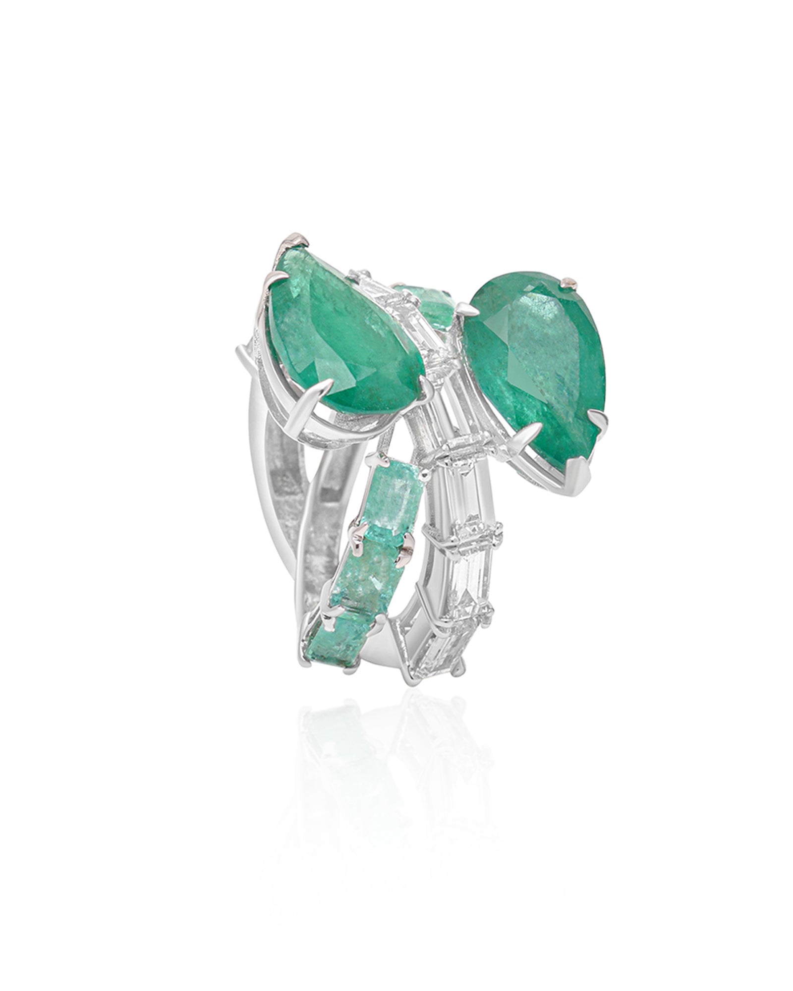 Emerald Serenade Ring