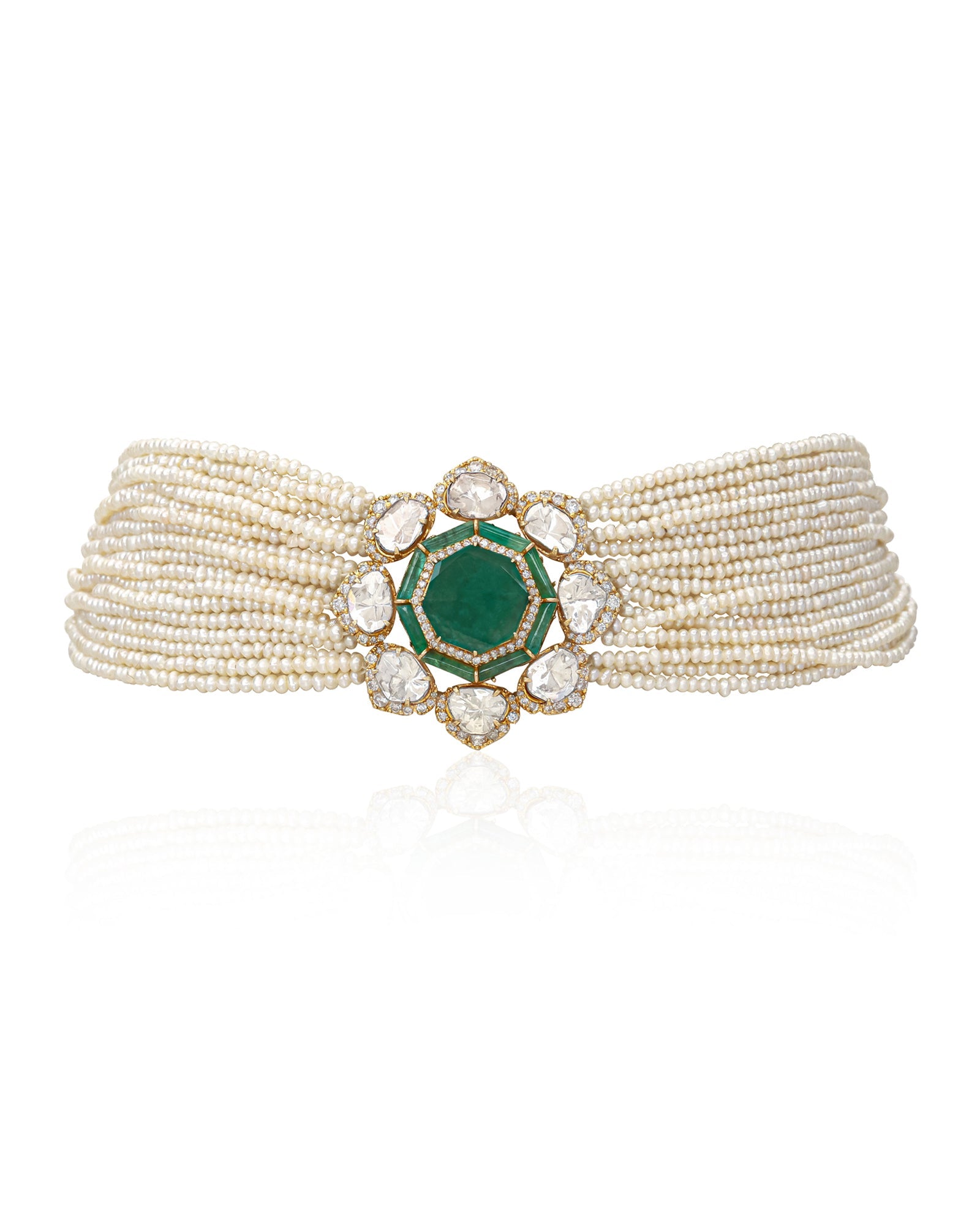 Jasmine Emerald Choker