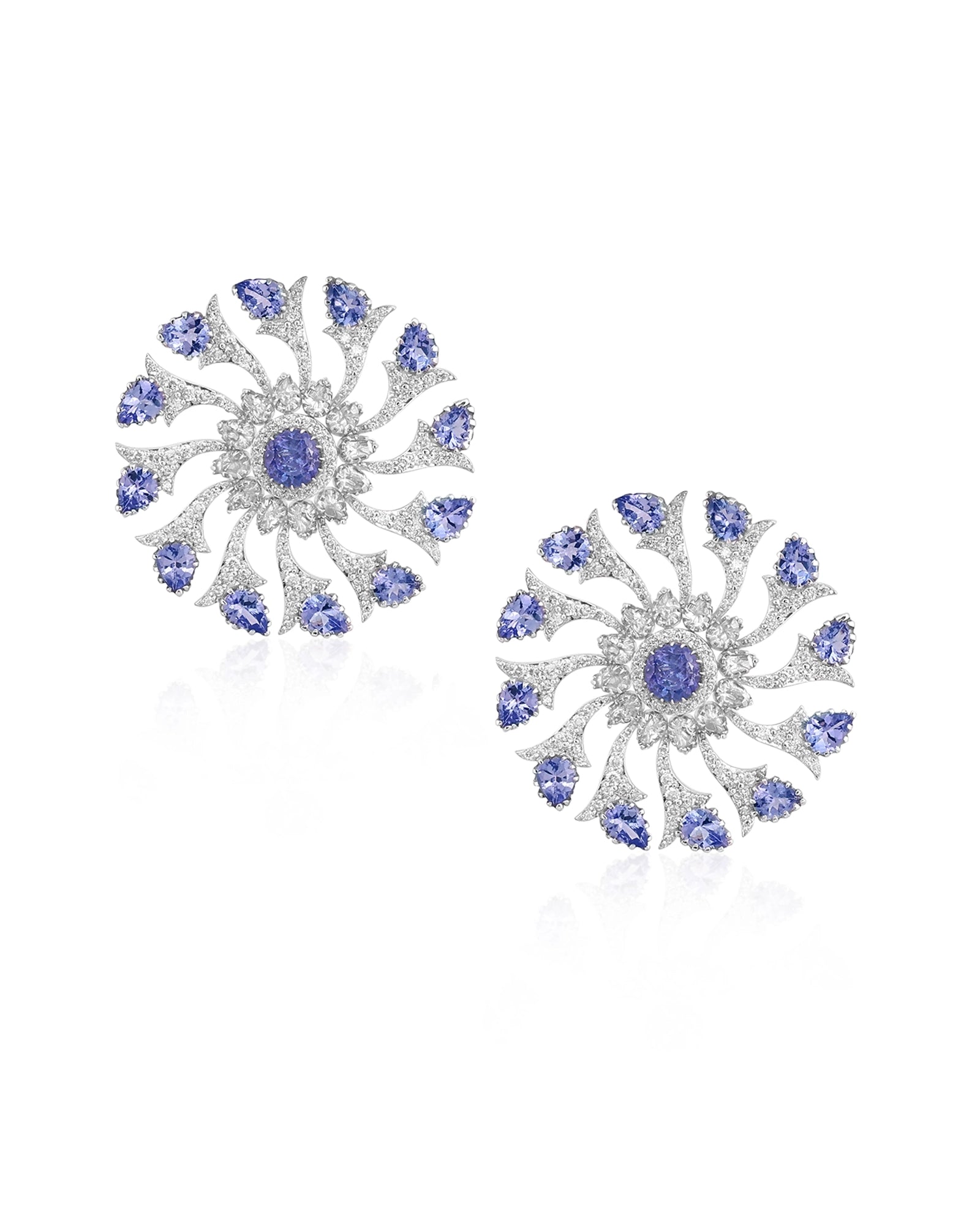 Tanzanite Bloom Earrings