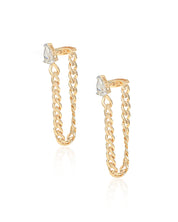 Bougie Chain Loop Earrings