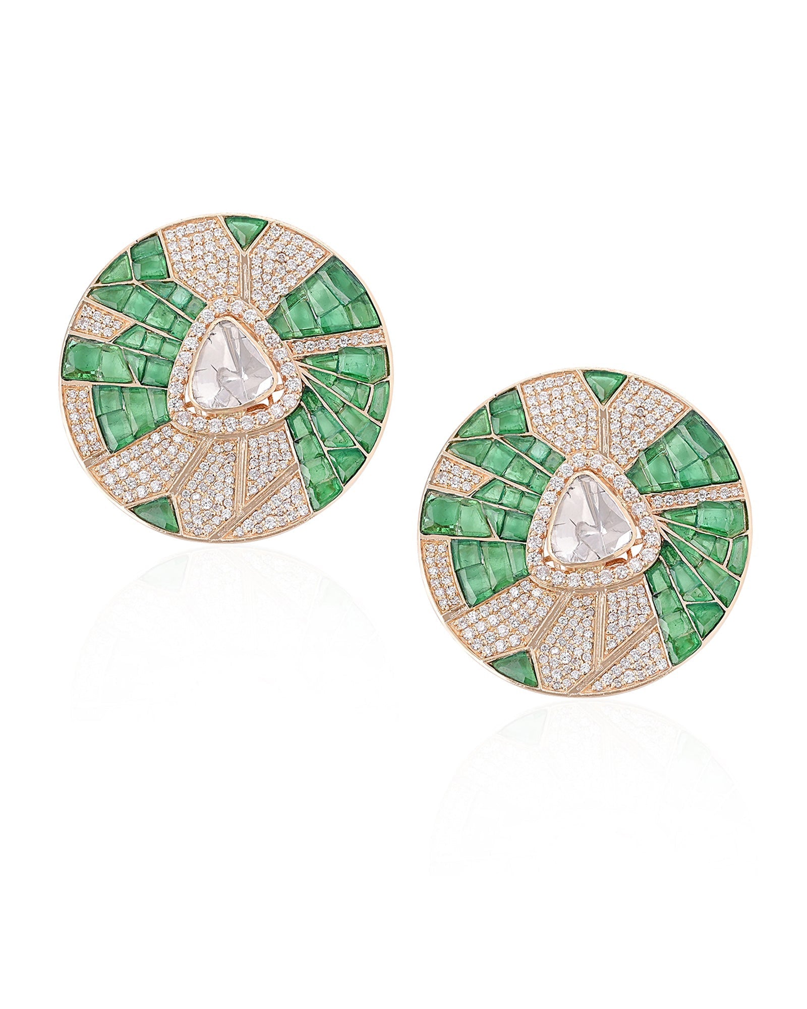 Haute In Green Studs