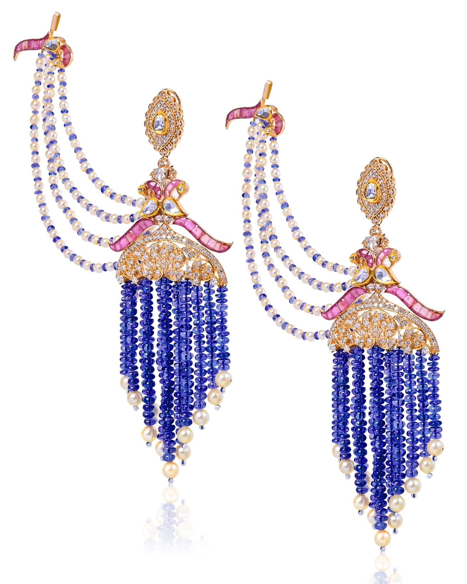 Tanzanite Majesty Chandbalis