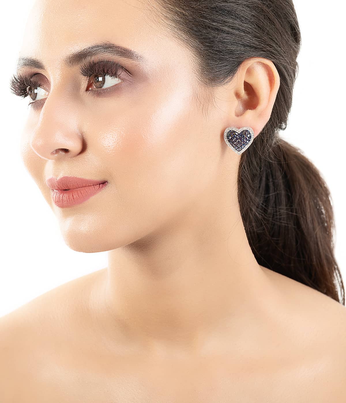 Amour Earrings (Blue) | AMARIS JEWELS | Fine Jewelry