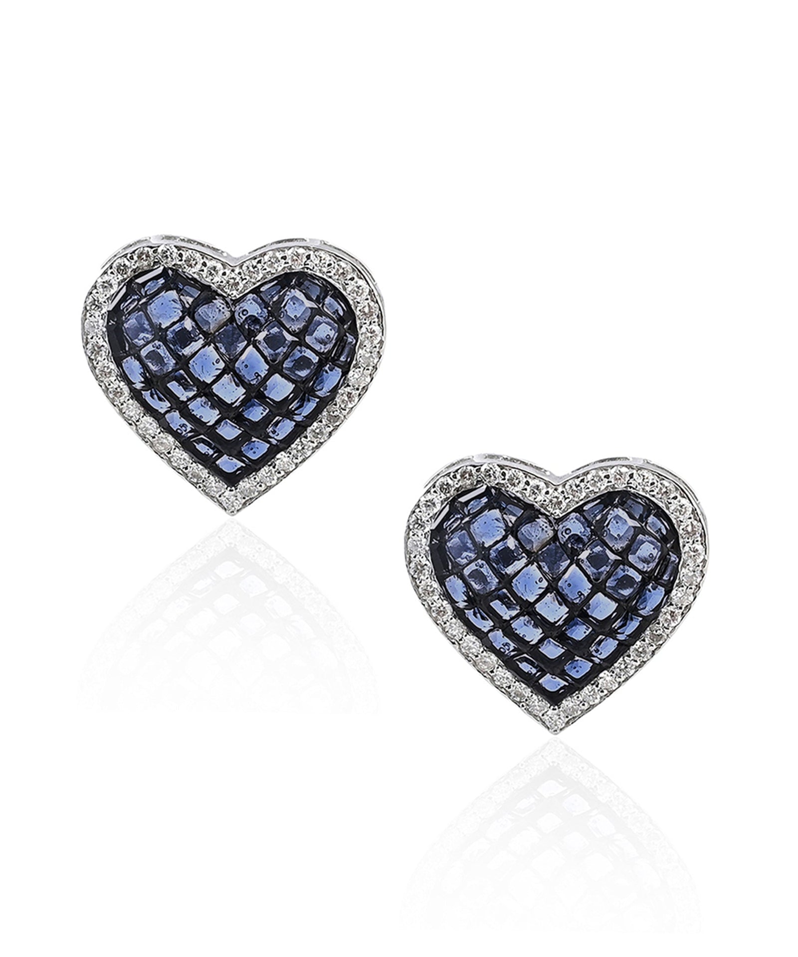 Amour Earrings (Blue) | AMARIS JEWELS | Fine Jewelry 
