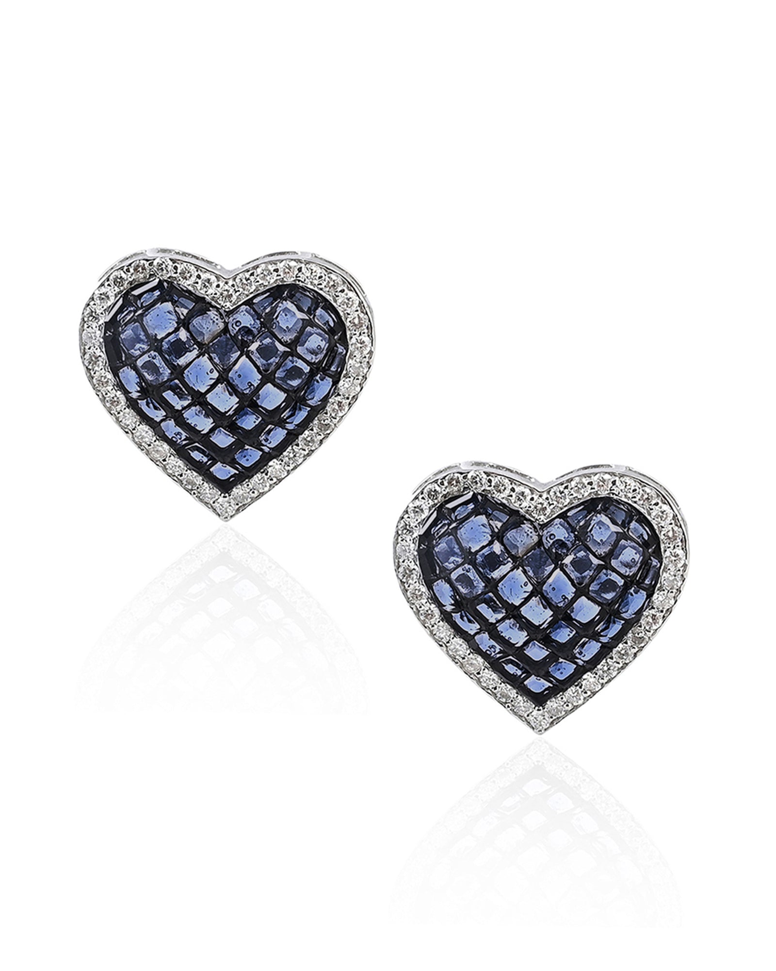Amour Earrings (Blue) | AMARIS JEWELS | Fine Jewelry 