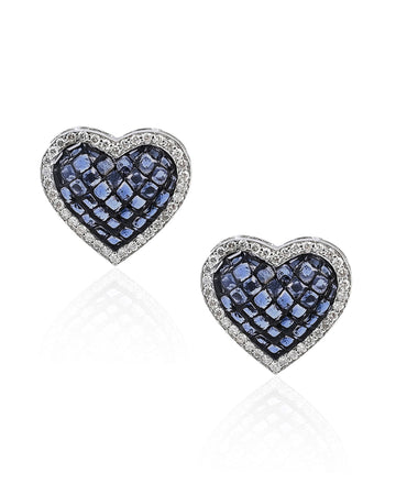 Amour Earrings (Blue)