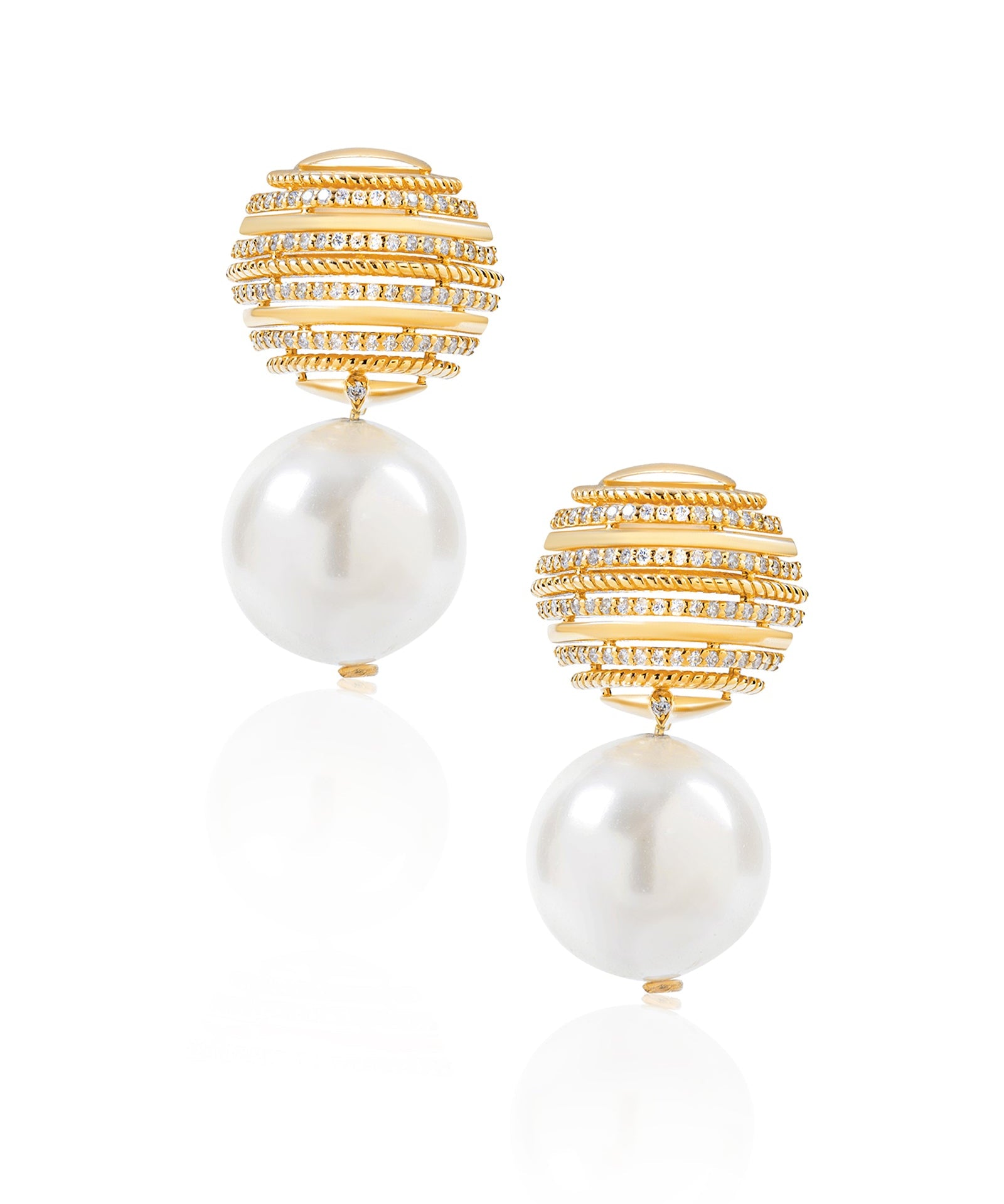 Around The Globe Earrings | AMARIS JEWELS | Fine Jewelry 