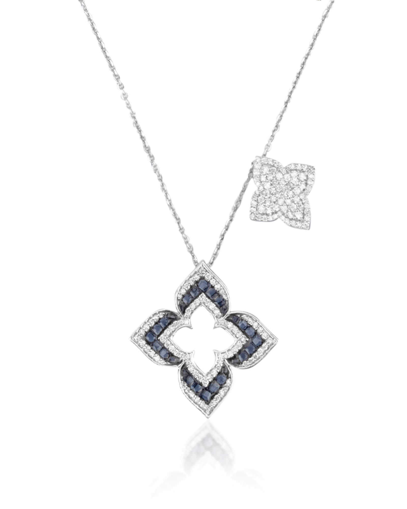 Midnight Clover Pendant