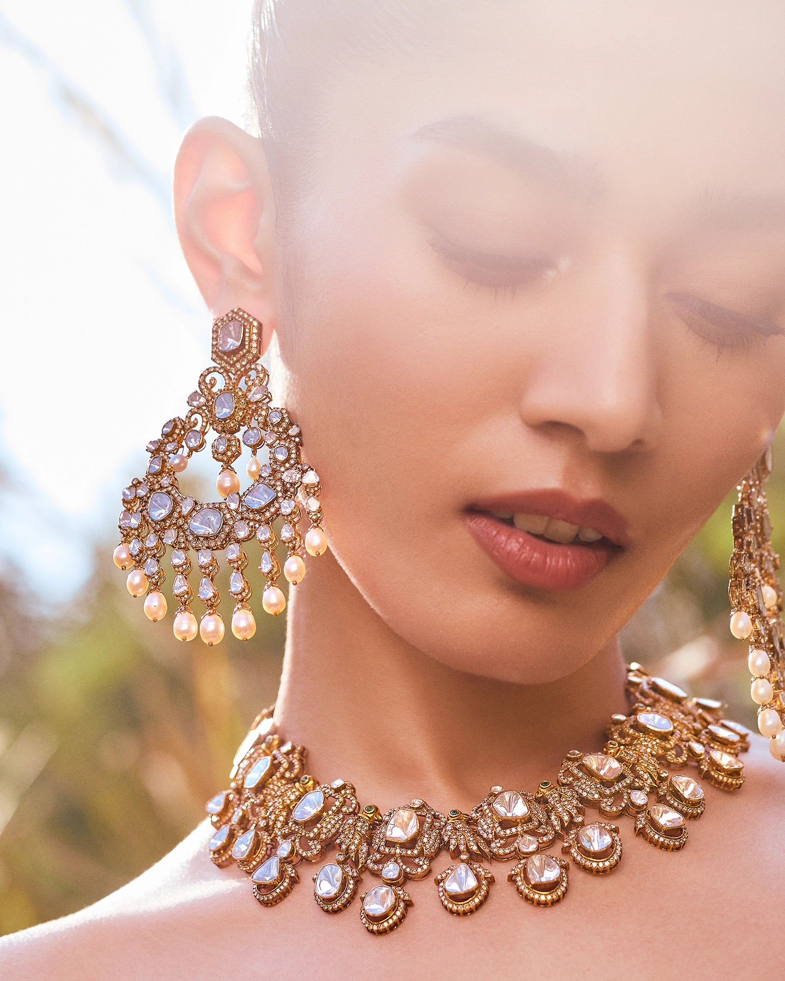 Kohinoor Lotus Necklace