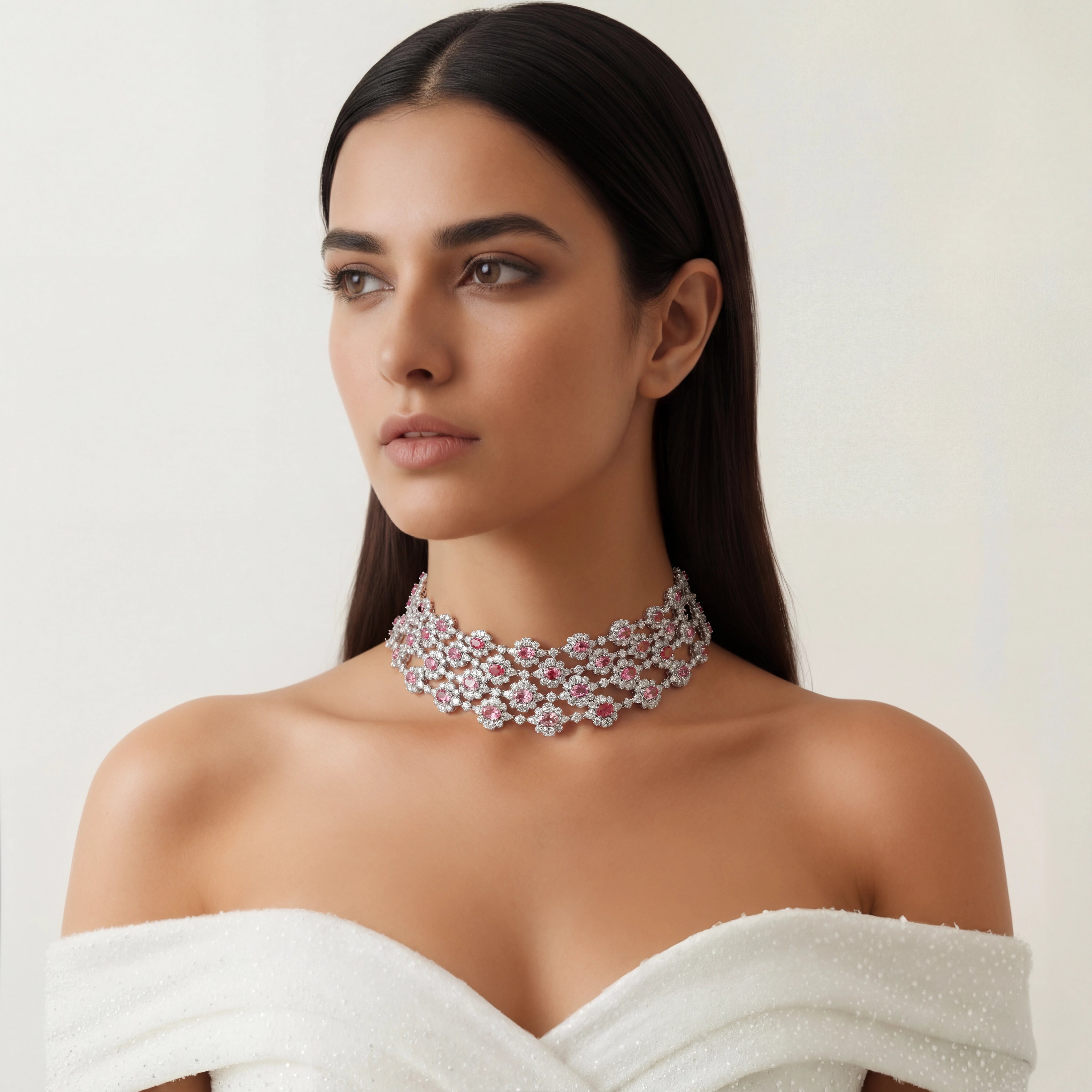 Aveline Cascade choker | AMARIS JEWELS | Fine Jewelry 