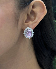 Aveline Kunzite Studs | AMARIS JEWELS | Fine Jewelry 