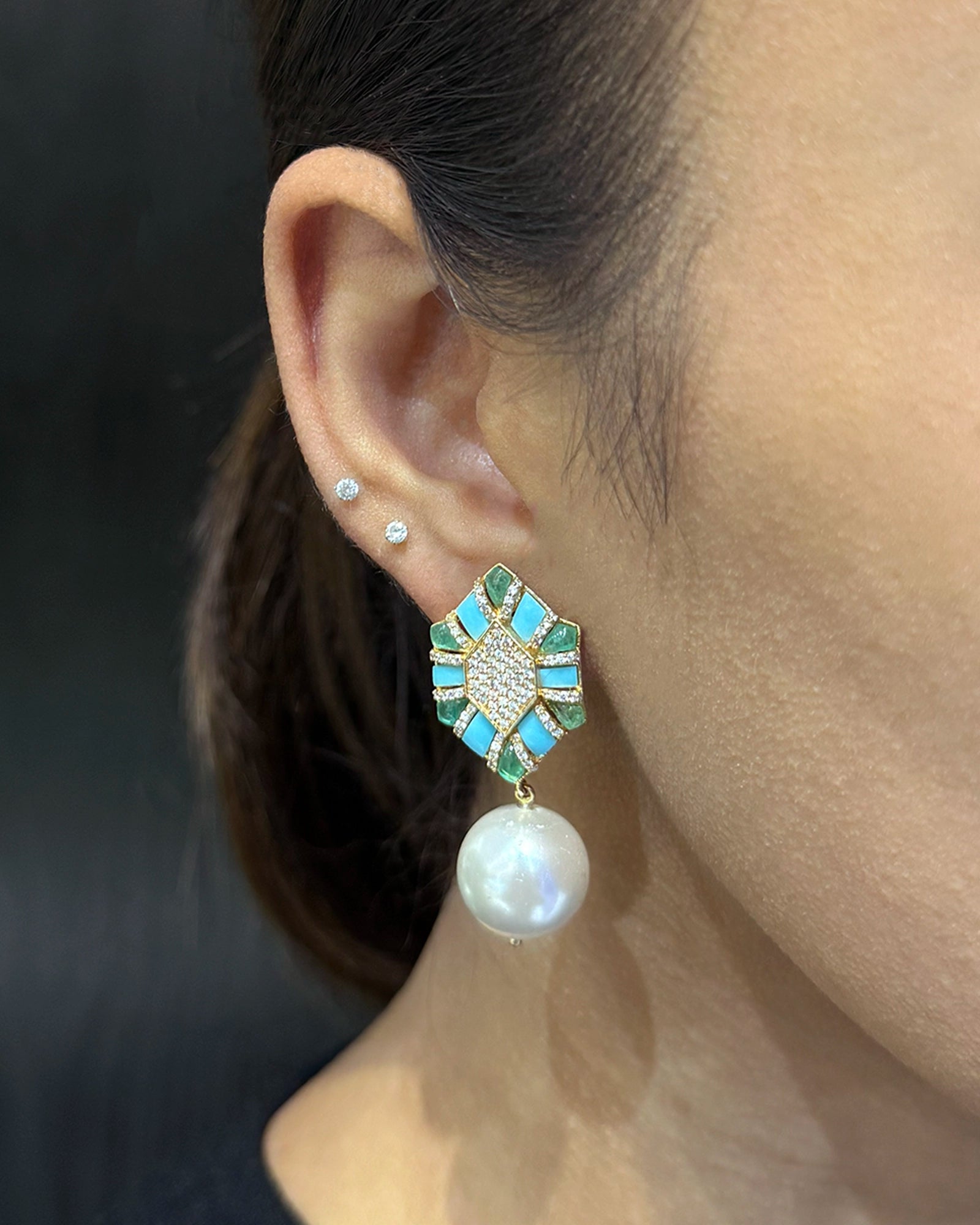 Azure Dream Earrings | AMARIS JEWELS | Fine Jewelry 