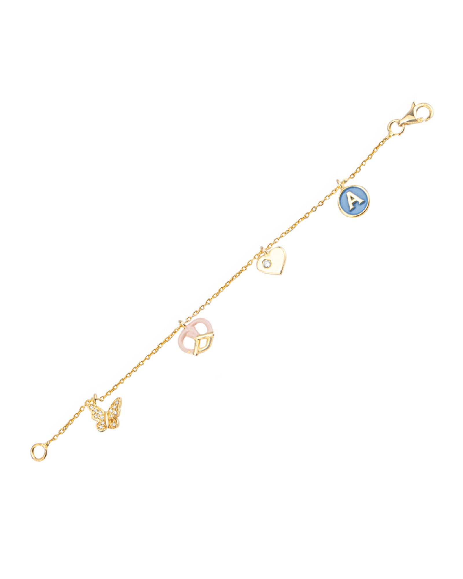 BABY A Charm Bracelet | AMARIS JEWELS | Fine Jewelry 