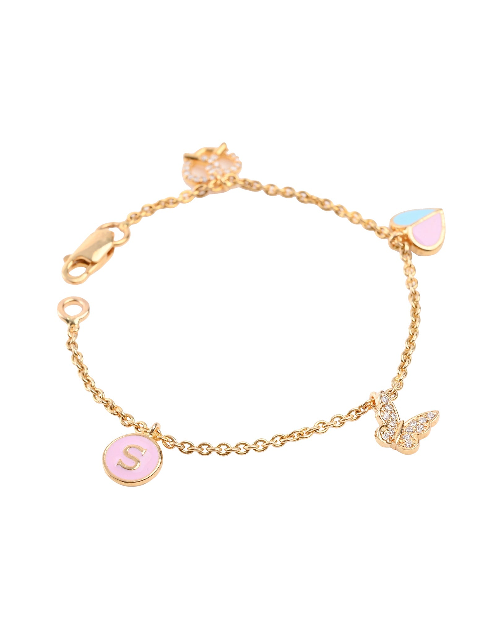 BABY A Charm bracelet | AMARIS JEWELS | Fine Jewelry 