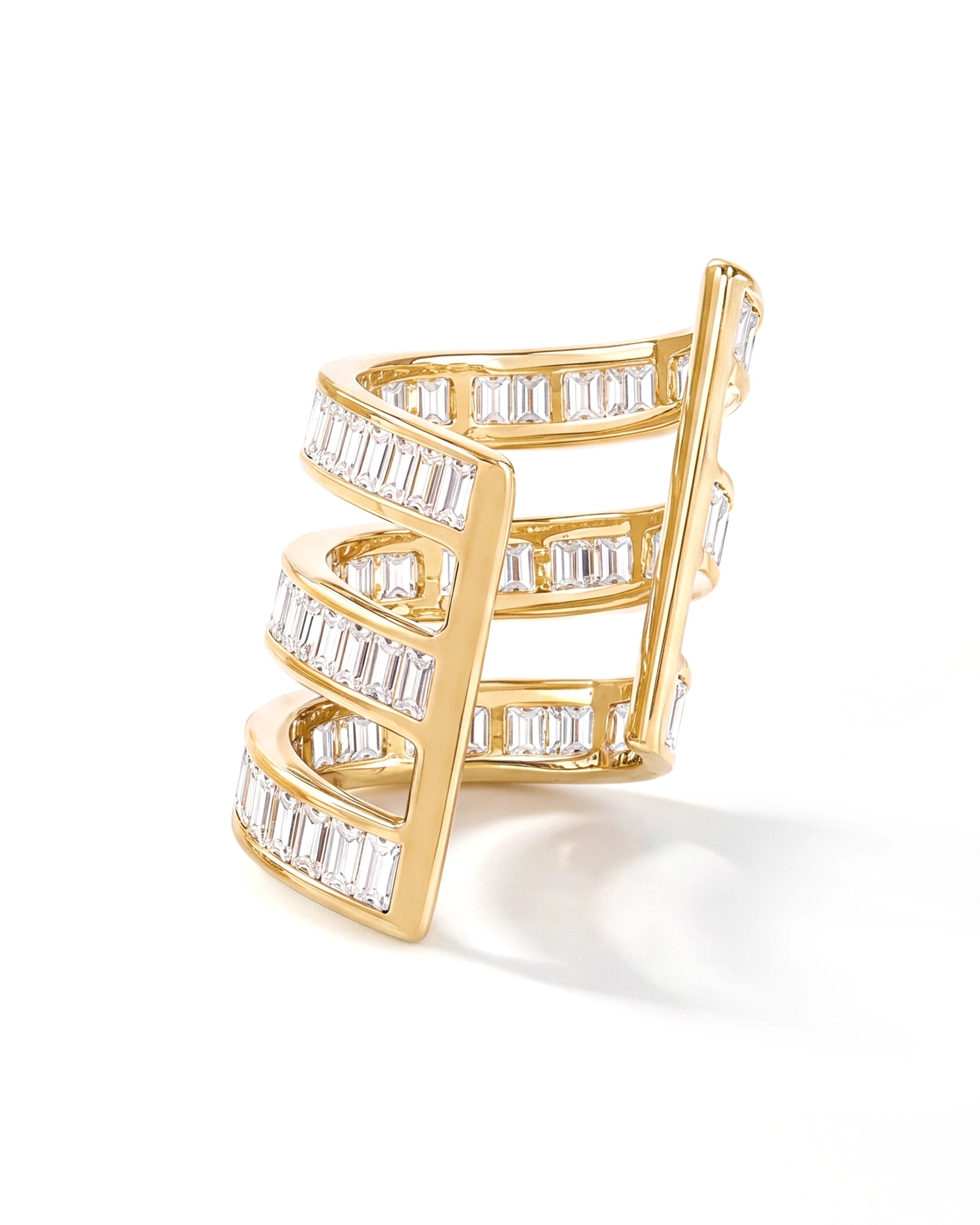 Baguette Blaze Earcuff | AMARIS JEWELS | Fine Jewelry