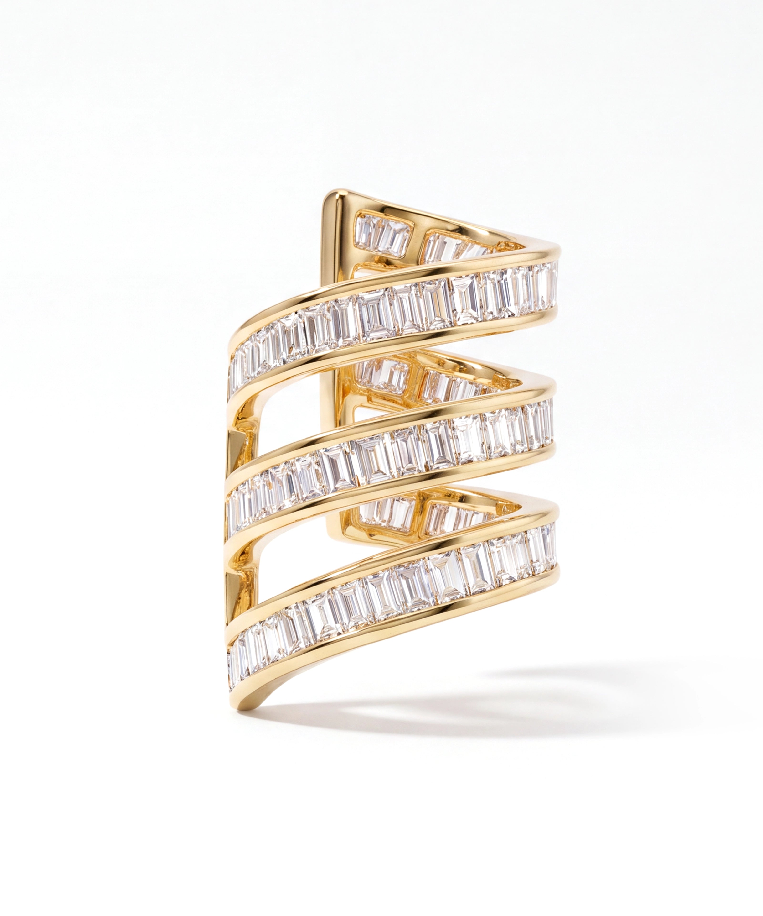 Baguette Blaze Earcuff | AMARIS JEWELS | Fine Jewelry