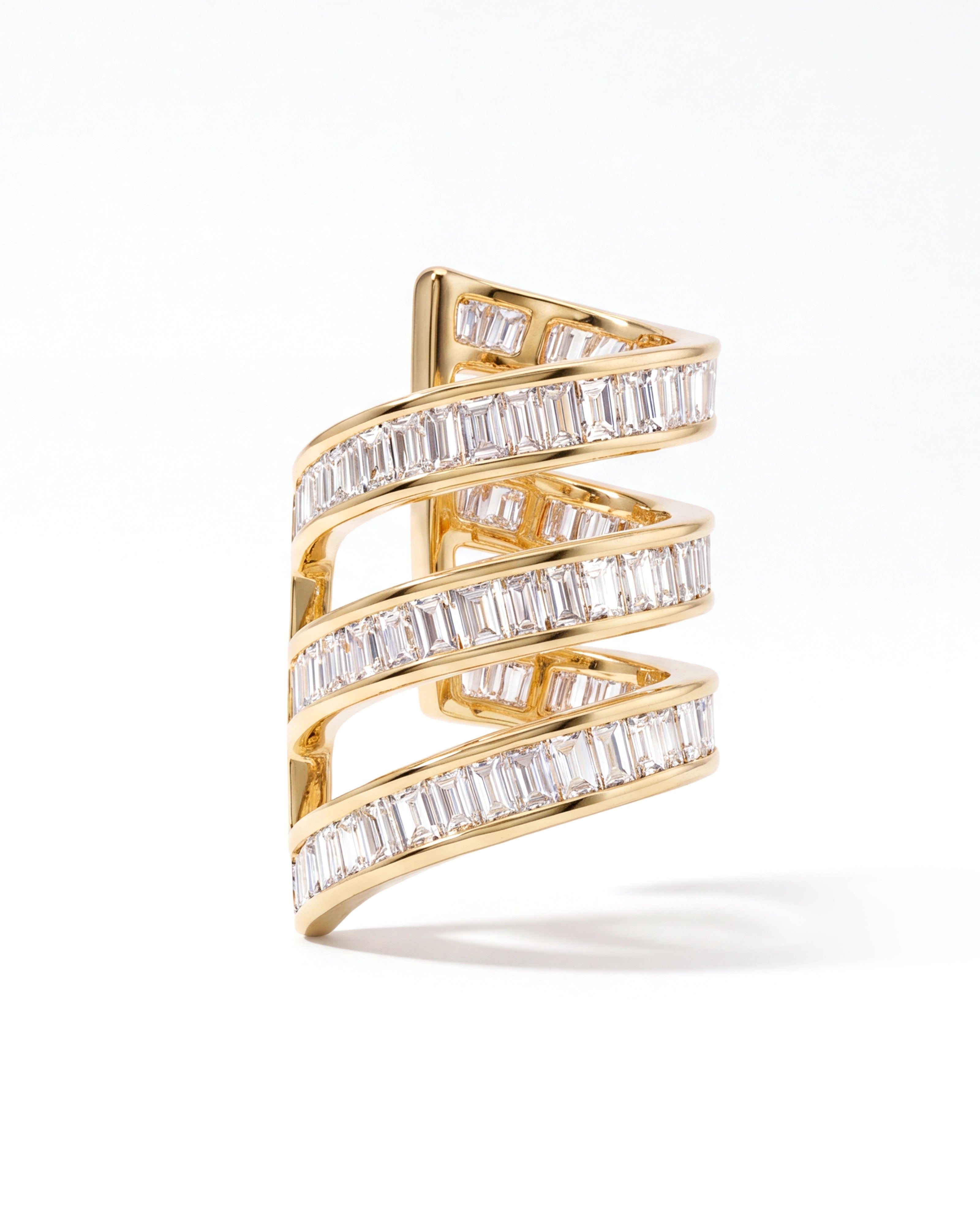 Baguette Blaze Earcuff | AMARIS JEWELS | Fine Jewelry
