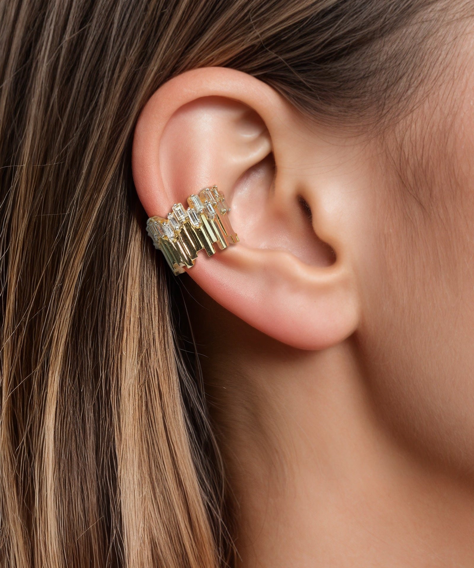 Baguette It Ear Cuff | AMARIS JEWELS | Fine Jewelry 