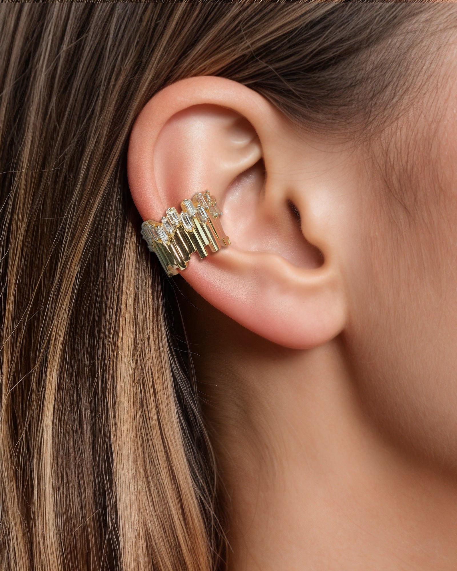 Baguette It Ear Cuff | AMARIS JEWELS | Fine Jewelry 