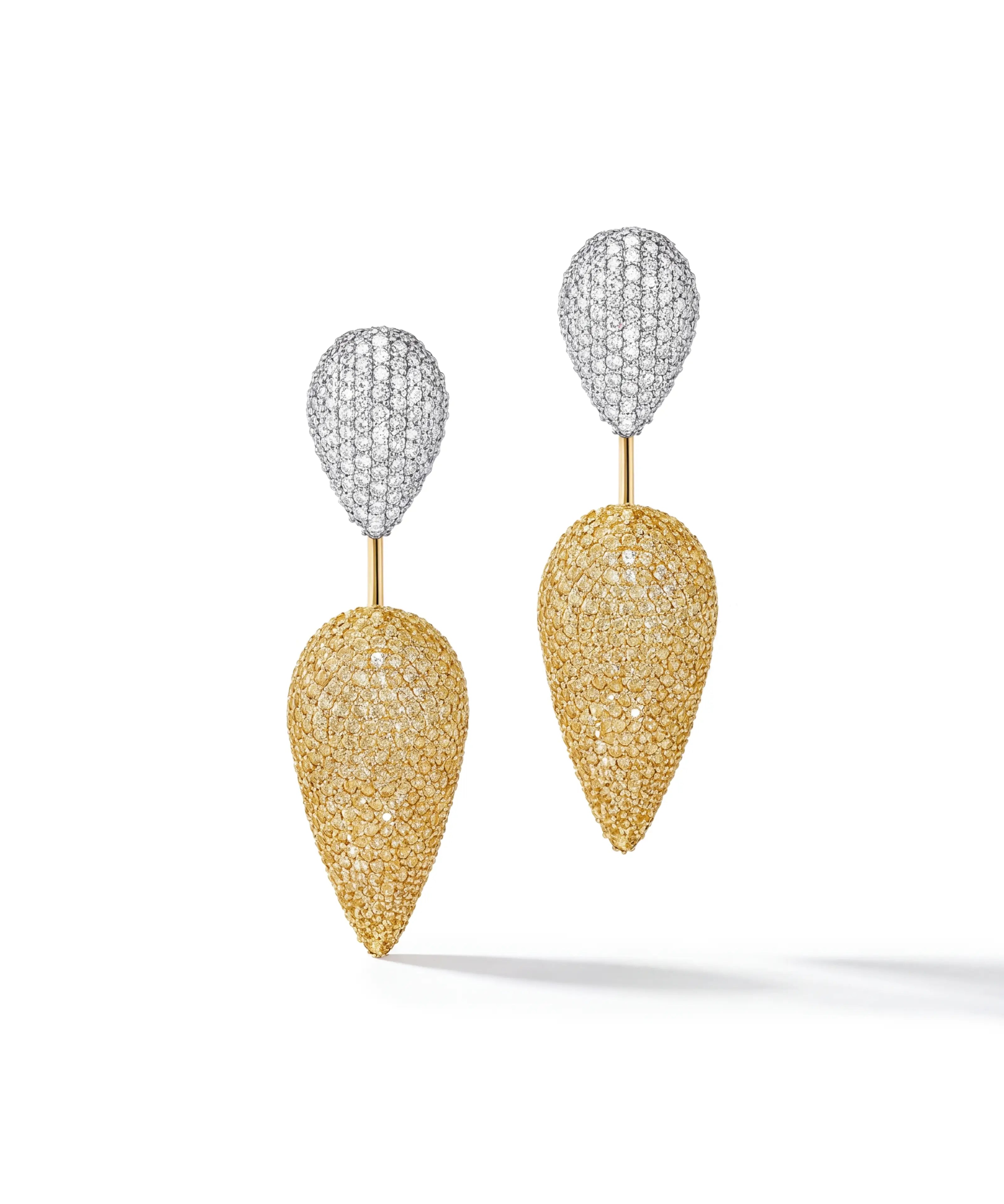 Beat Drop Earrings (Yellow Sapphires) | AMARIS JEWELS | Fine Jewelry