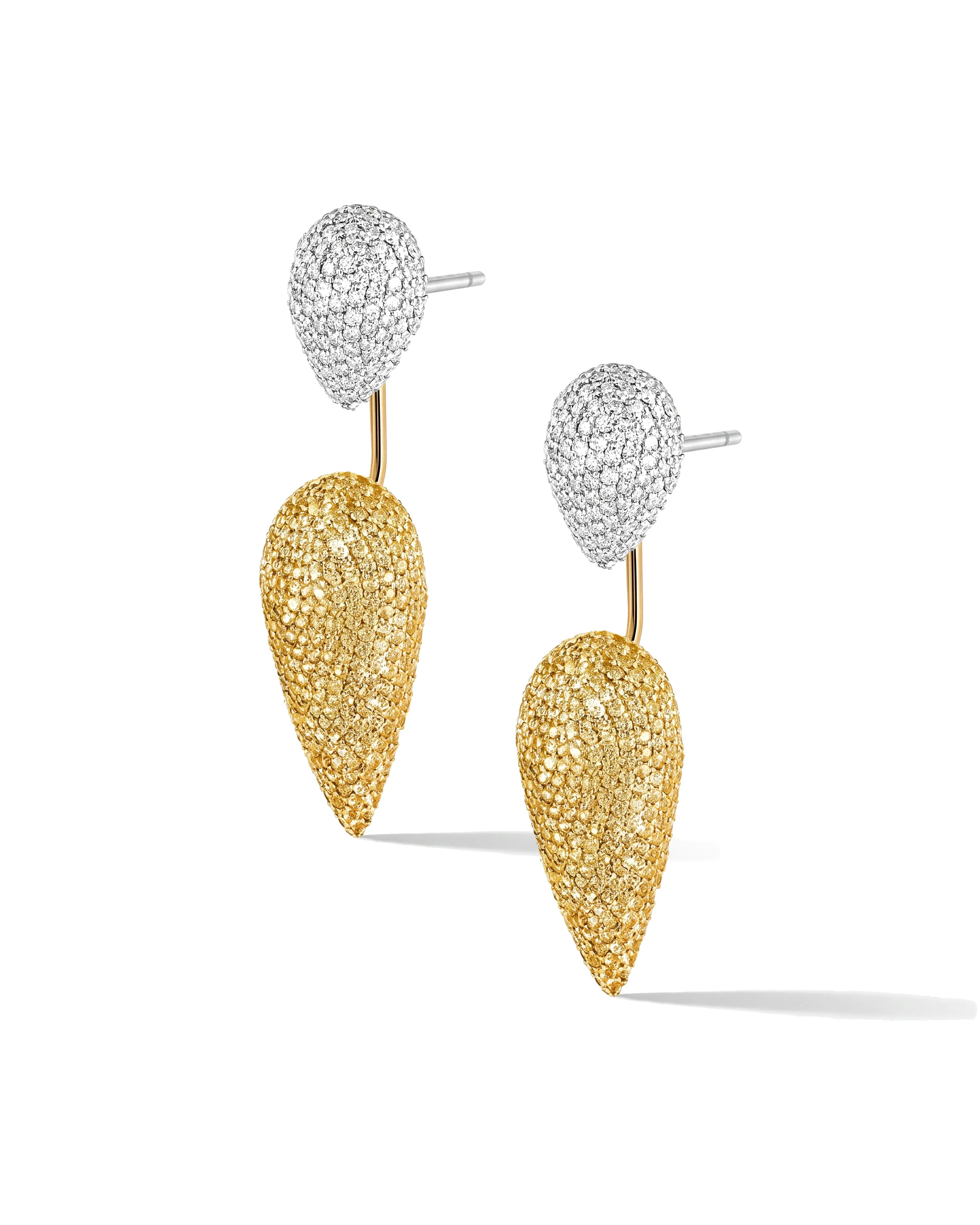 Beat Drop Earrings (Yellow Sapphires) | AMARIS JEWELS | Fine Jewelry