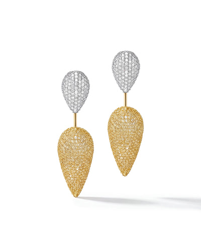 Beat Drop Earrings (Yellow Sapphires)