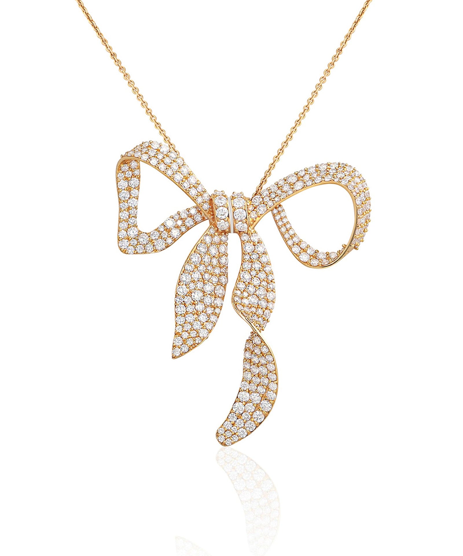 Big Bow Theory Necklace | AMARIS JEWELS | Fine Jewelry 