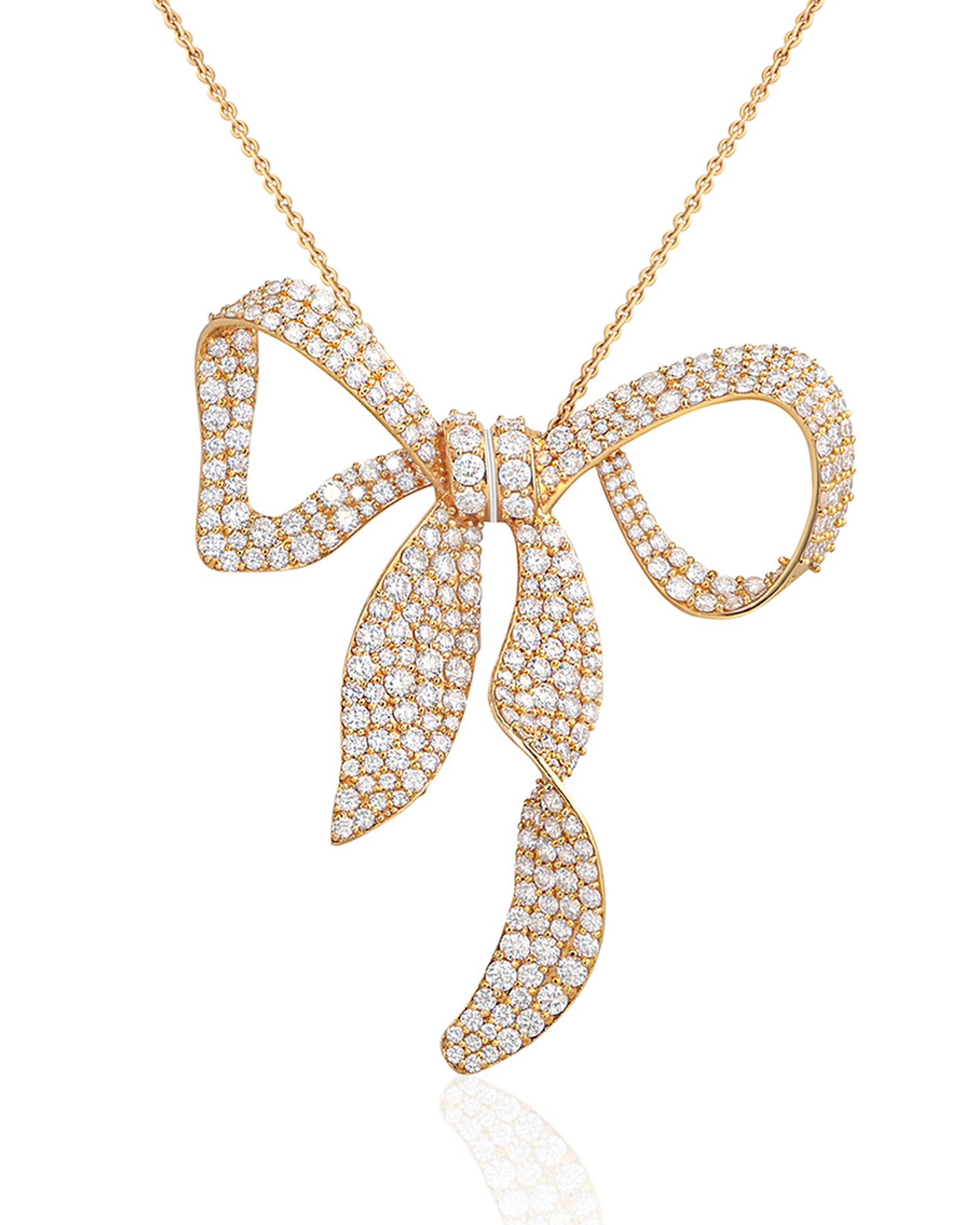 Big Bow Theory Necklace | AMARIS JEWELS | Fine Jewelry 