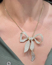 Big Bow Theory Necklace | AMARIS JEWELS | Fine Jewelry 